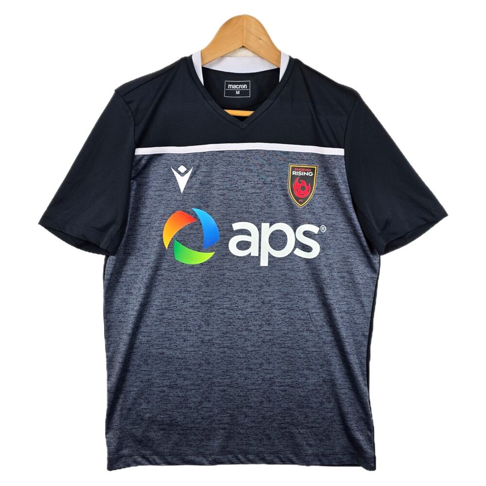 Phoenix Rising APS Macron Soccer Training Jersey Size Medium Black Gray